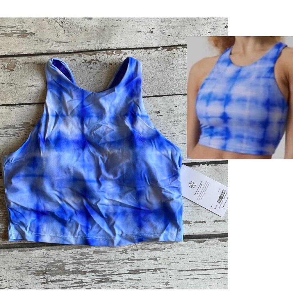 Athleta Conscious Crop Bikini Top A-C  Sz M